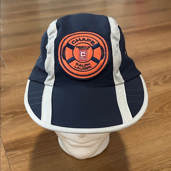 *RARE* Vintage Chaps Ralph Lauren Rescue Team nylon hat